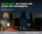 BSEED 1/2/3Gang Touch Switch Double Light Switch Triple Sensor Switch 1Way EU Standard Glass Panel Blue Back Light White Series