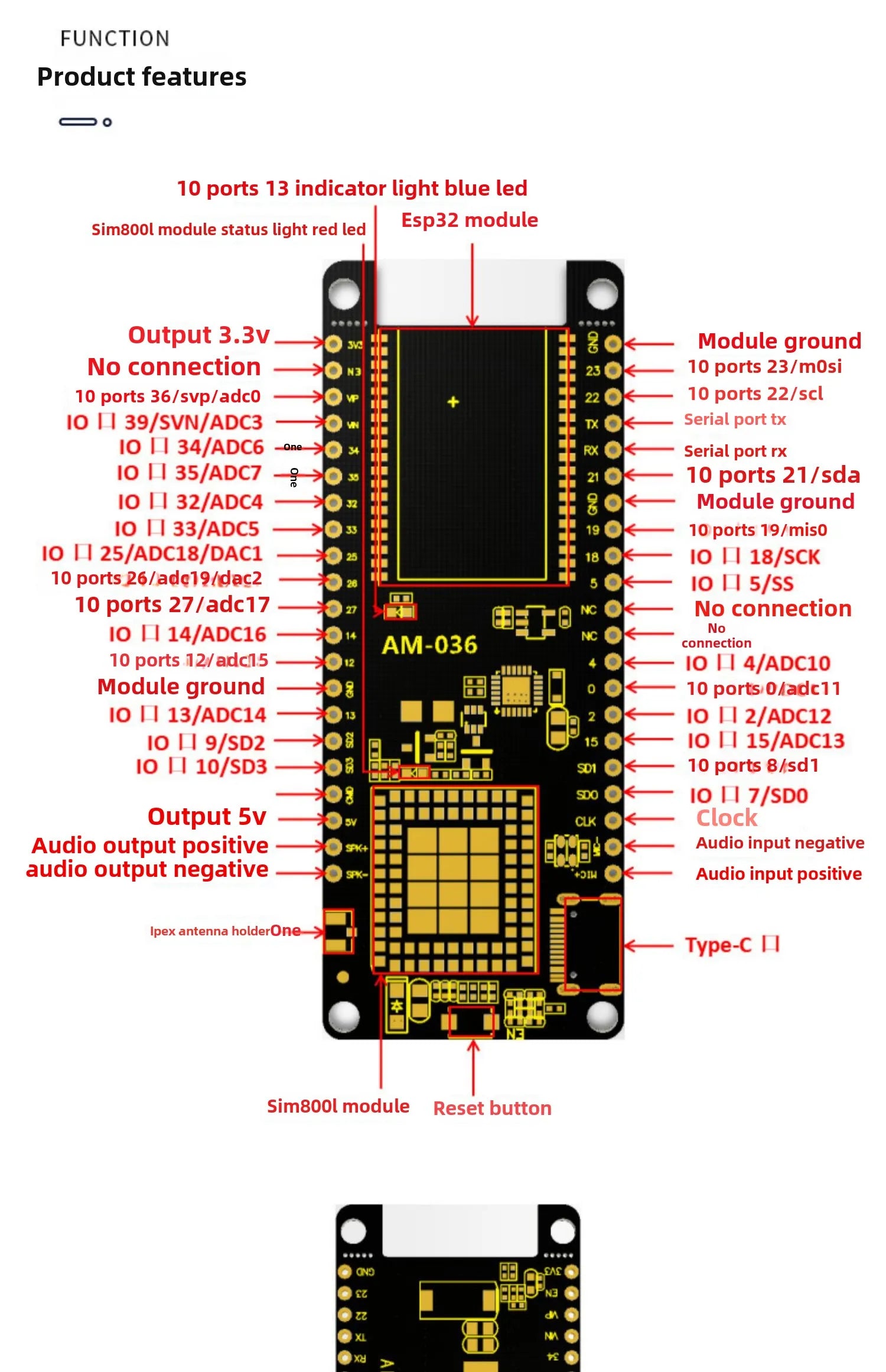 TTGO T-Call V1.4 ESP32 WIFI Wireless Bluetooth Module SIM Card SIM800L