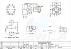 5PCS EC11 Rotary Encoder Code Switch 20 Position With Switch 5Pin Handle Length 12.5mm Half Shaft Type