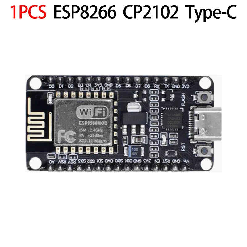 ESP8266 Wireless Module CH340/CP2102/CH9102X NodeMcu V3 V2 Lua WIFI Internet of Things Development Board Based ESP-12E ZY8266