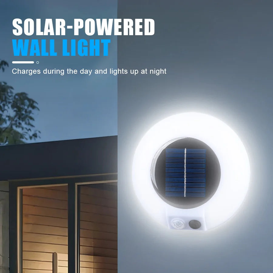 Foldable LED 120° Solar Light Outdoor Wall Lamp Waterproof Spotlights Lamp Motion Sensor Solar 3 Modes Street Light Garden Decor