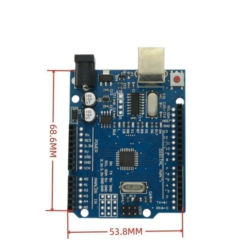 Official Box ATMEGA16U2 / UNO+WiFi R3 Original ATMEGA328P Chip CH340G For Arduino UNO R3 Development Board WeMos ESP8266