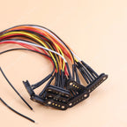 1 Pair 2A 36V DC Magnetic Pogo Pin Spring Loaded Male Female 2.8mm 2.54 MM Pitch 2/3/4/5pin Pole Through Holes PCB BTB Connector