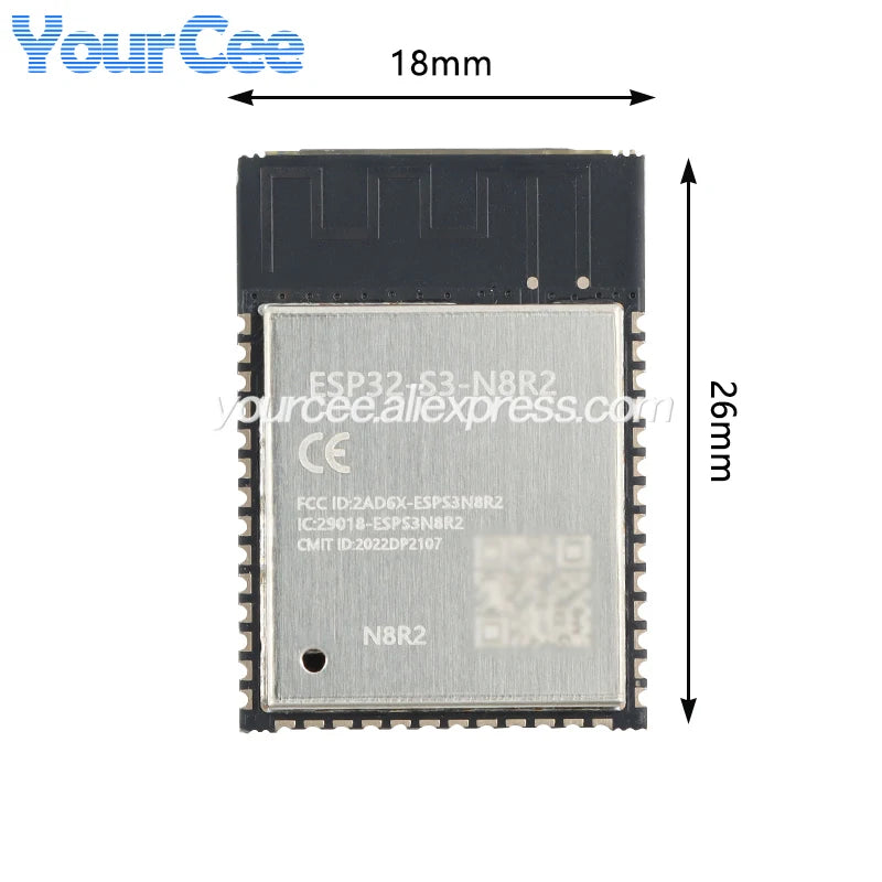 10pcs/1pc ESP32 ESP32-S3-1-N8R2 ESP32-S3-1-N8R8 ESP32-S3-1-N16R8 S3-N8R2 Wifi Ble 5.0 Dual Core 32-bit MCU Wireless Wi Fi Module