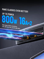 ToolkitRC M6DAC PRO V2 Dual Channel Smart Lipo Battery Charger Discharger AC 200W DC 800W 16A for 1-6S LiHV LiPo PD65W FPV Drone