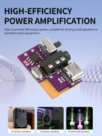 1-10 PCS DIY BT Audio Receiver Board DC 3.5V-5V 5W Mono Amplifier Decoder Board MP3 Player TWS 3.5mm AUX Speaker Stereo Module