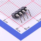1P-40P 2.54mm Round Hole Right Angle Single Row 0.1" Breakable Stackable PCB IC Crystal Transistor Socket Female Tin Pin Header