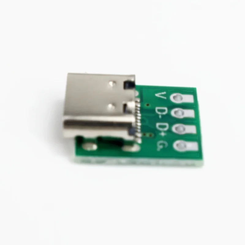 TYPE-C USB 3.1 Type-C Connector Test PCB Board Plate Adapter Socket For Data Line Wire Cable Transfer