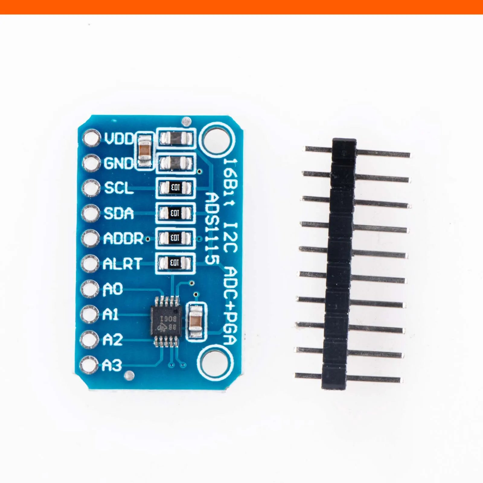16 Bit ADS1115 Module I2C ADC 4 Channel With Pro Gain Amplifier