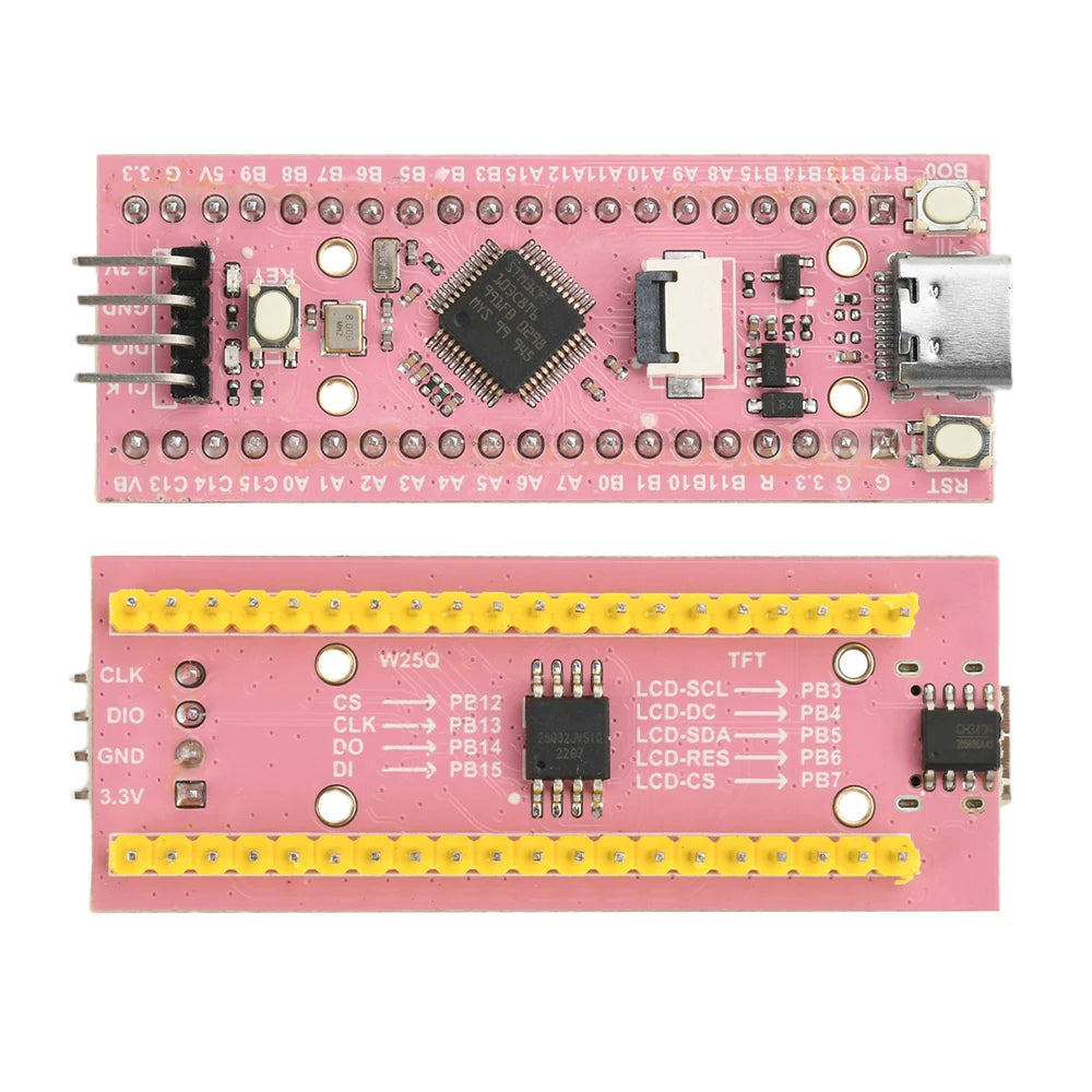 80x160 0.96 inch LCD TFT color screen display STM32 TFT development board core board ARM microcontroller Type C STM32F103C8T6