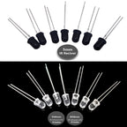 5mm IR LEDs Emitting Diode 850nm 940nm 2pin Infrared Emitter and IR Receiver Diode Phototransistor Photodiode Invisible DIY