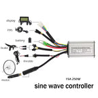 KT Brushless Controller 36V 48V Electric Bike 250W 350W Sine Wave Hall Sensor 15A 17A 6 Mosfet E-bike Scooter Controller Parts