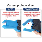 Hantek CC65 CC650 CC800 AC/DC Current Clamp Meter Transducer for Digital Multimeter Oscilloscope Probe with BNC Type Connector