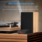 Douk Audio T14-EQ Stereo RIAA MM/MC Phono Stage Preamp Home Turntables Preamplifier with 3.5mm Headphone Amp