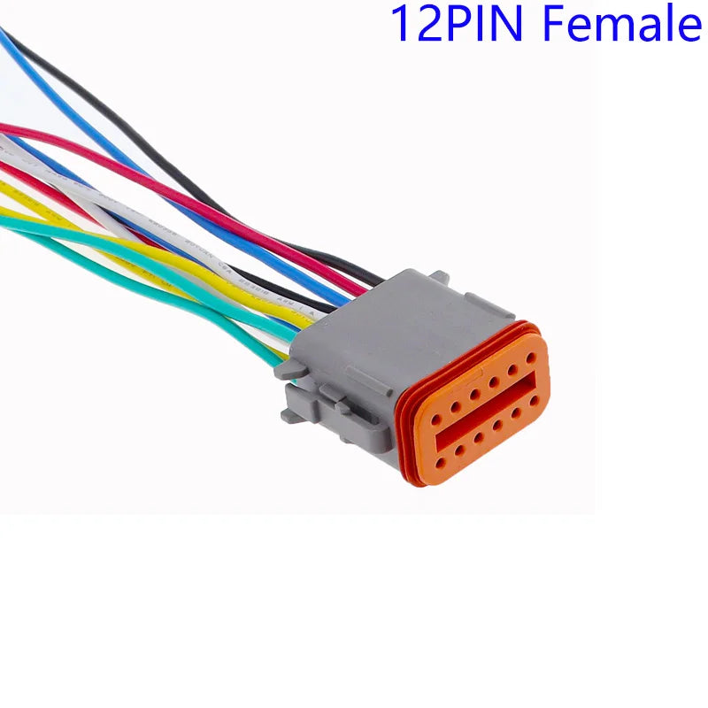 1 Pcs Deutsch DT connector with 15cm Wiring harness DT06-2S/DT04-2P 2P 3P 4P 6P 8P 12P waterproof electrical connector
