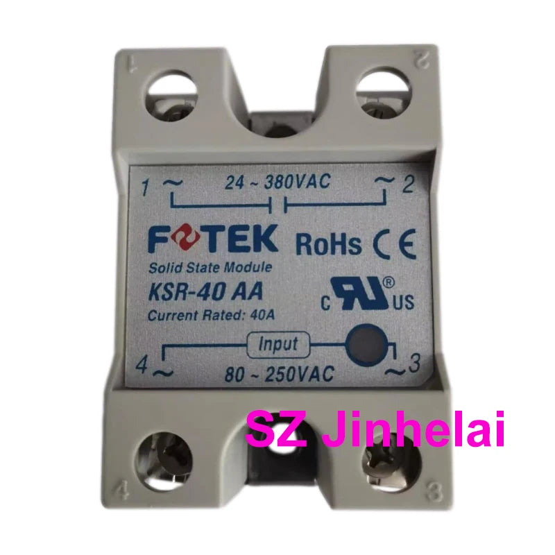 FOTEK KSR-25AA 10AA 40AA 75AA -H 10VA 25VA 40VA 50VA 75VA Authentic Original Single-phase Solid State Relay