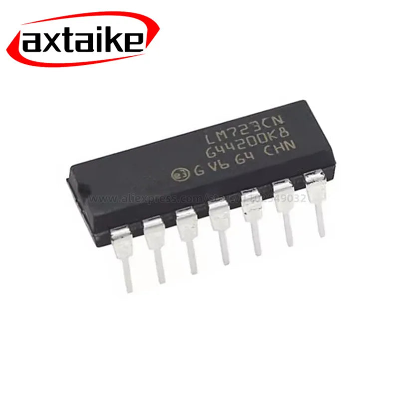 5PCS LM723 LM723CN MC1723CP MC1723 UA723CN UA723 DIP-16 Linear Voltage Regulators IC High Precision Voltage Regulator DIP IC