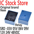 100PCS SRD-05VDC-SL-C SRD-12VDC-SL-C SRD-24VDC-SL-C SRD-03VDC-SL-C Relay 10A 250VAC 5PIN T73 SRD -03V 05V 06V 09V 12V 24V 48VDC