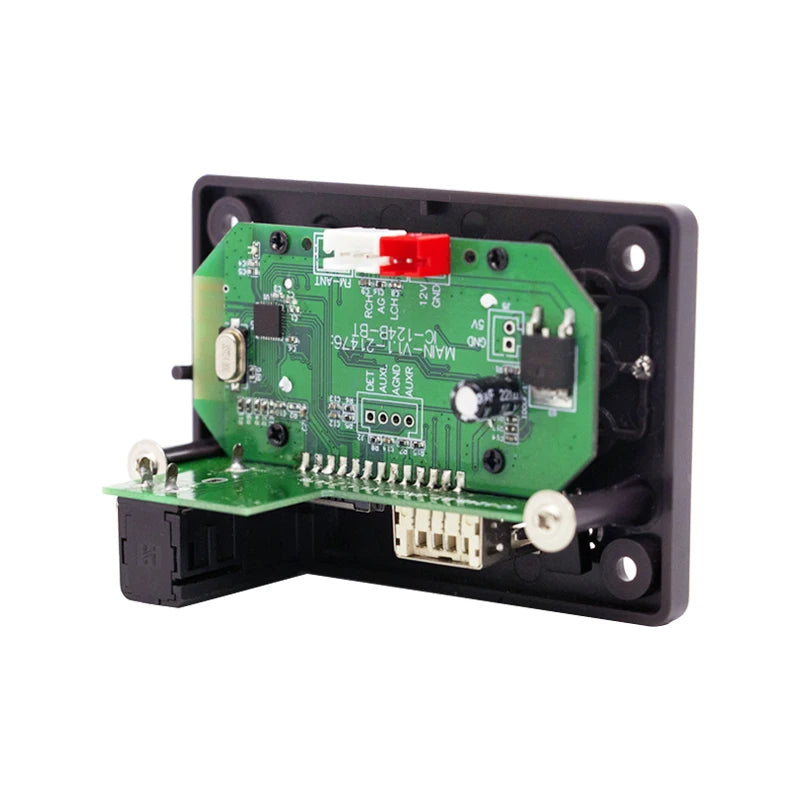 DC 5V 12V Audio Player Bluetooth 5.0 MP3 Decoder Board Hands-free Car Microphone USB TF FM Radio MP3 Music Player Speaker
