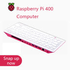 Raspberry Pi 400 Personal Computer or Kit,Quad-core 64-bit Processor 4GB of RAM ,WiFi Dual-display Output For 4K