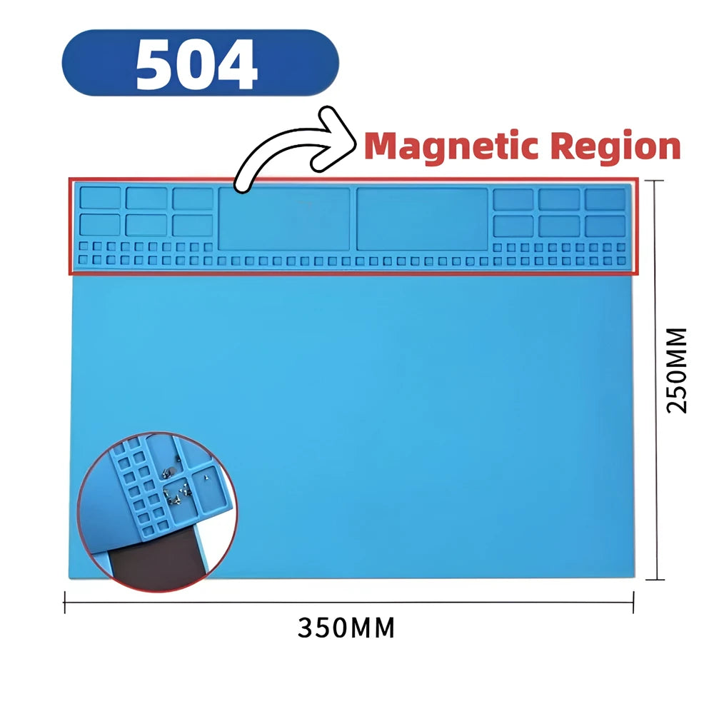 ESD Heat Insulation Soldering Mat Computer Phone Repair Tool Kit Working Silicone Repair Pad Heatresistant Maintenance Tool Kit