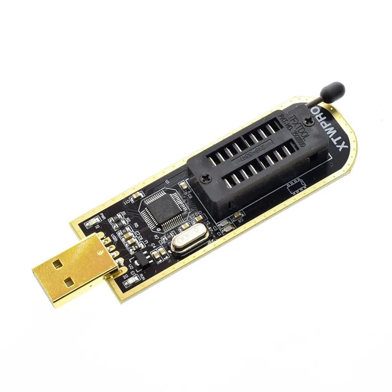 XTW100 CH341A USB Programmer with Software Driver 24 25 Series EEPROM Flash BIOS SPI FLASH Motherboard Multifunctional upgrade