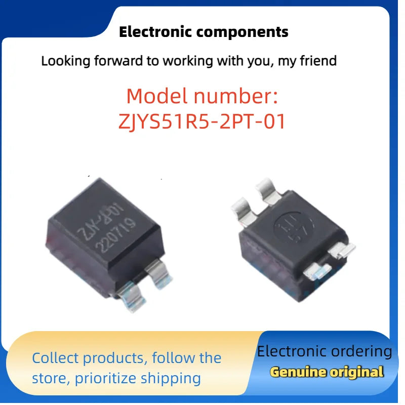 The model of the common-mode filter for the signal line is ZJYS51R5-2PT-01, which is in SMD package.