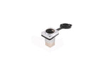10pcs Waterproof D type RJ45 Connector Female to Female Socket Metal Shell Chassis Panel Mount Network Ethernet RJ45 Adapter