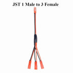 JST Plug Splitter,JST Male Female Cable,JST Y Parallel Adapter Splitter Harness For Traxxas TRX-4 1/10 RC Car Crawler ESC