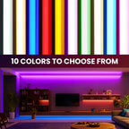220V Led COB Neon Strip Light Dimmer Switch Power Plug Kit White Blue Pink Red Purple Yellow 5m 20m 30m 0.5m 288LED/m Flex Decor