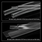 1/2/5M Clear 2:1 Heat Shrink Tube Diameter 0.6mm~120mm Wire Repair Protector Polyolefin Insulated Shrinkable Cable SleeveTubing