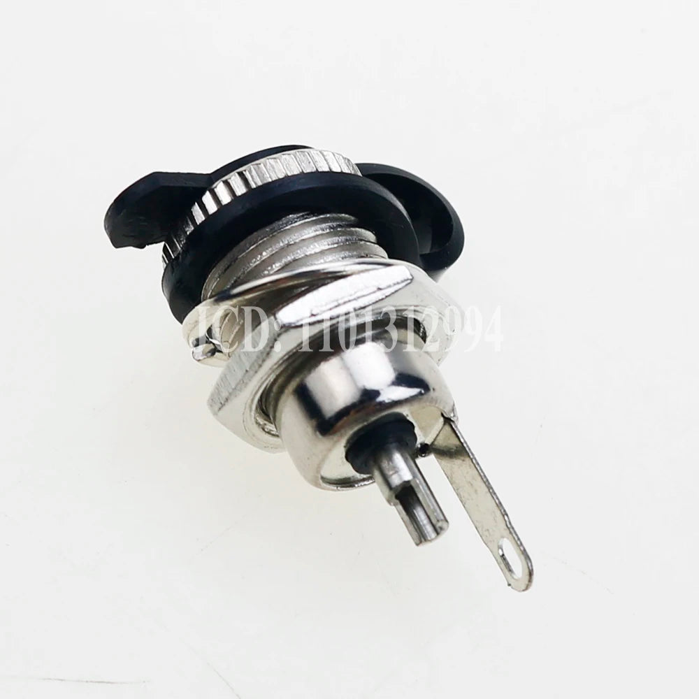 1/2/5PCS DC099 5.5*2.1 5.5*2.5  DC Power Jack Socket Female Panel Mount Connector metal 5.5 mm x 2.1mm With Waterproof Cap