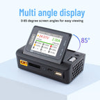 ToolkitRC M9 600W 20A USB Fast Charing DC Smart Charger Adjustable Screen Angle with Audio Function For 1-8S Lipo LiFe Battery
