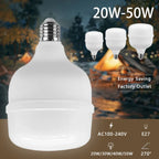 1-5pcs 50W 10W 5000lm Super Bright LED Bulb AC 110V 220V E27 LED Lamp Lampada LED Light Illa Lighting Lamp for Home Livingroom