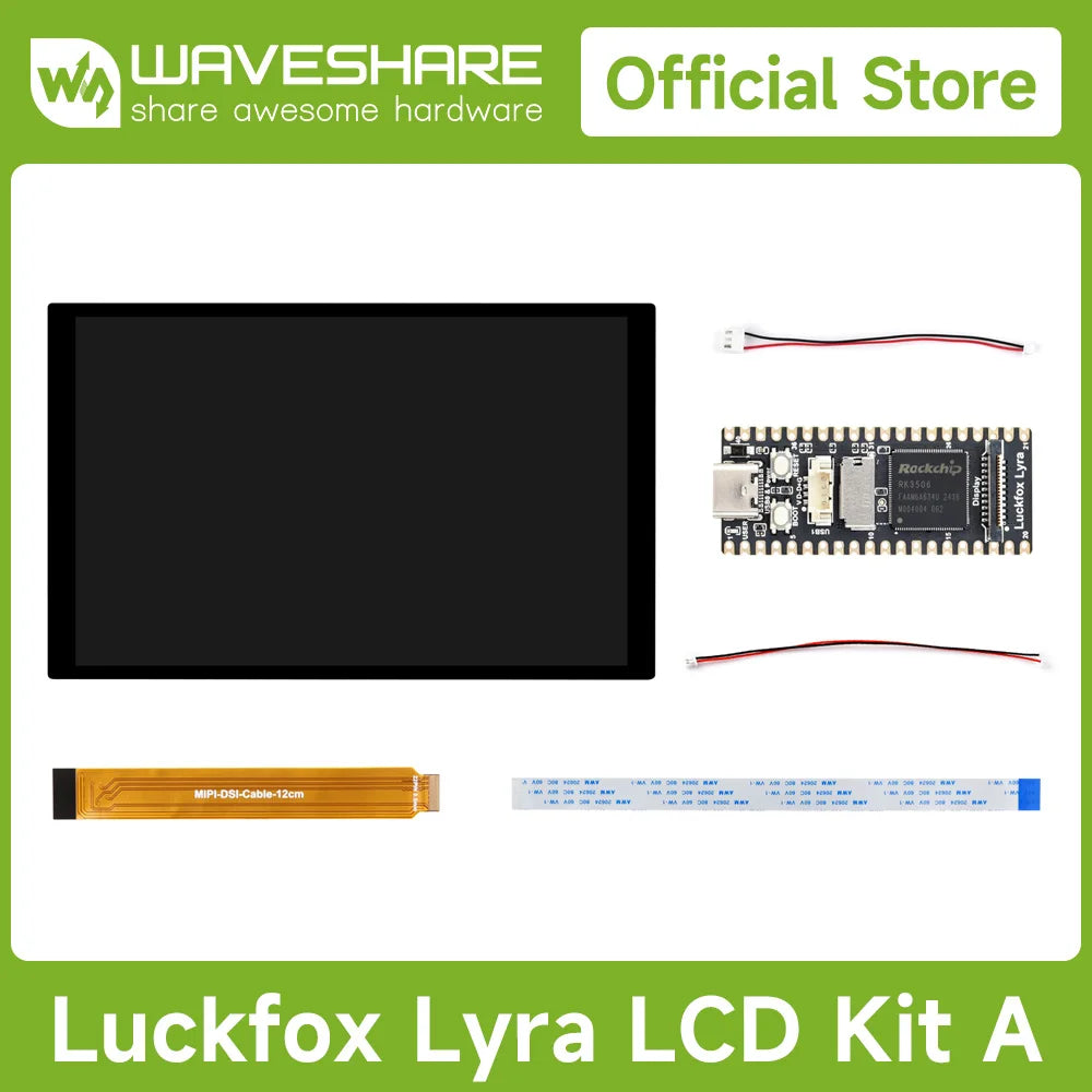 Luckfox Lyra RK3506G2 Linux Micro Development Board, Integrates Tripe-core ARM Cortex-A7 and ARM Cortex-M0 Processors