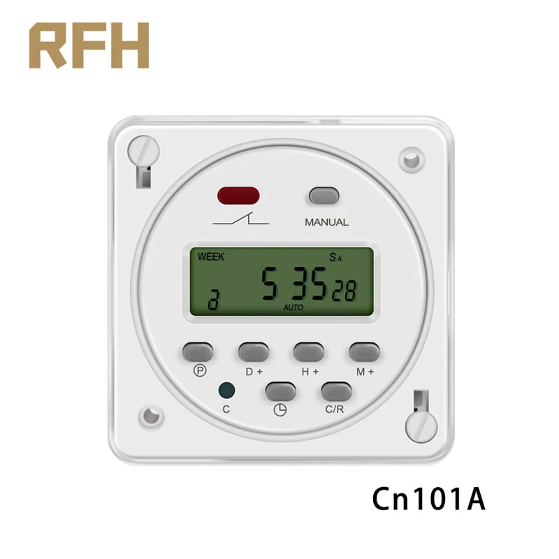 CN101A LCD Time Switch 12V 24V 110V 220V Time Relay Street Lamp Lillboard Power Supply Timer