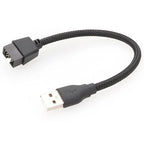 USB A Male to 9‑Pin Motherboard USB Header Extension Cable USB2.0 Mainboard Front Panel Internal Adapter Cord