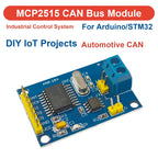 MCP2515 CAN Bus Module TJA1050 SPI Interface Receiver High Speed Industrial Grade for Arduino for STM32 for 51 MCU Automotive