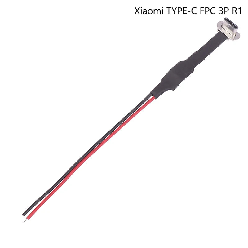Type-C Micro USB Connector FPC 2Pin 3Pin W/ Resistor R1 Soft Flat Cable Male Charging Cable Fast Charge Wire Extention For Phone