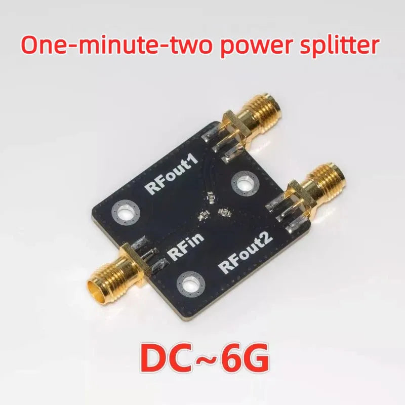 6GHz RF microwave power divider, resistive power splitter, 1-to-2, combiner/splitter