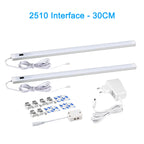 LED Light Under Cabinet Lights For Kitchen Hand Sweep Switch PIR Motion Sensor Closet Wardrobe Lamp 30/40/50cm Led Night Light