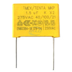 5pcs X2 Safety capacitor 27.5mm 275VAC 275V 1uF 1.2uF 1.5uF 2uF 2.2uF 3.3uF Polypropylene film capacitor