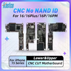 CNC Cut Motherboard for iPhone 16 16Plus 16Pro Max Upper Lower Board No NAND Logic Board Swap US EU Version Repair Parts