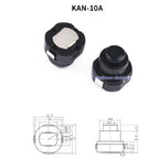 72PCS/Box Tactile Push Button Switch 1212 1813, Clicky On/Off Switch for LED Flashlight Headlamp Torch Lantern DIY Parts