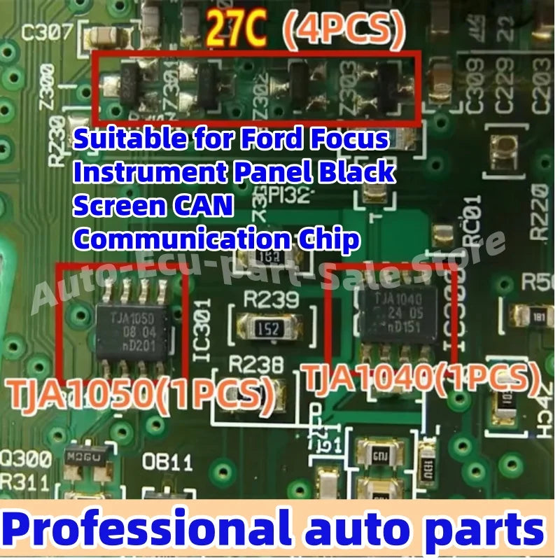 5-10PCS NEW 27C TJA1050 TJA1040 FOR Protection Diode for Ford Focus Instrument Panel Black Screen CAN Communication Chip