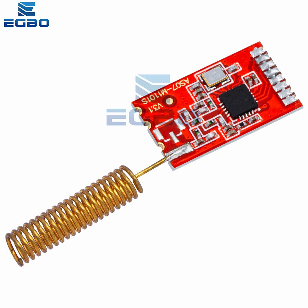 1~10PCS 433M CC1101 10mW Wireless Sender Receiver Module NRF905/SX1212/SI4432 EGBO
