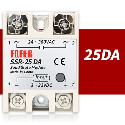 Solid State Relay SSR-40DA AC DC 10A/25A/30A/40A/50A/75A/80A/100A