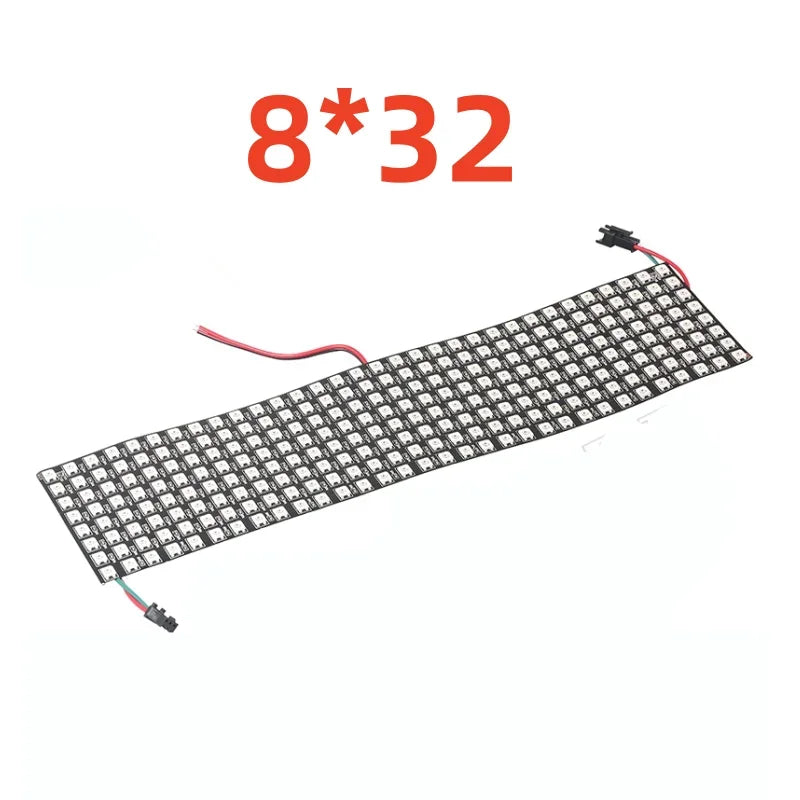 SP801E Led Controller Kit DC5V WS2812B RGB LED Pixel Panel Light 8x8 16x16 8x32 Digital Flexible Screen Individually Addressable