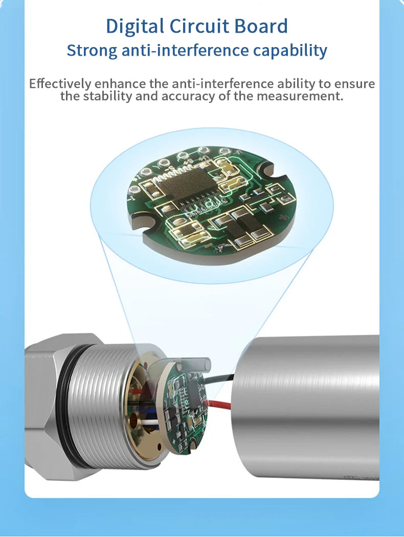 LCD Pressure Transmitter Measurment -1-0-1000bar 4-20mA 5V 10V Output Water Oil Gas Pressure Sensor G1/4 Pressure Transducer
