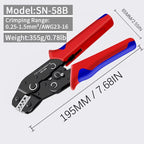 Ratcheting Crimping Tool Set For Dupont JST MOLEX Open Barrel,Dupont Molex JST TE Terminals & EPC PCIE SATA Pins SN-58B